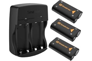 Smatree 3x2600mAh Rechargeable Battery Pack Compatible with Series X|S/Xbox One/Xbox One S/Xbox One X/Xbox One Elite Controller(3 Pack)
