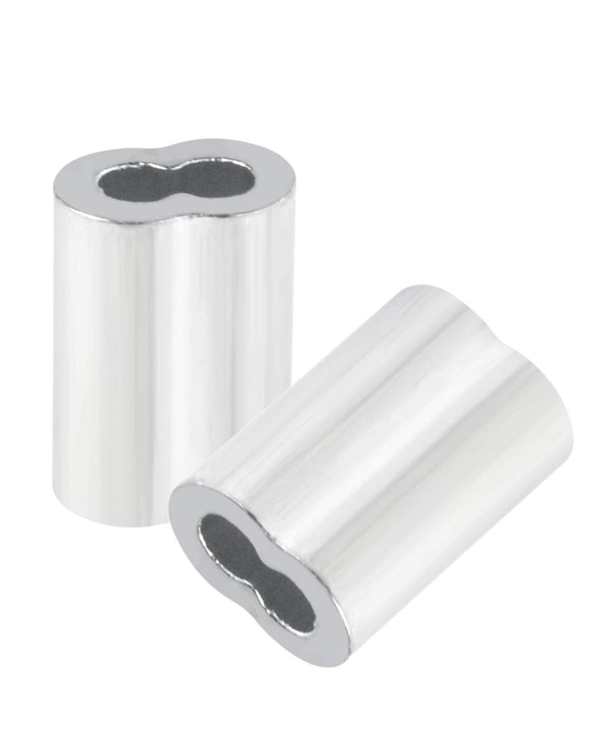 0.05inch Aluminum Crimping Loop Sleeve 1.2mm Cable Ferrule Oval