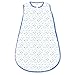 Amazing Baby Microfleece Sleeping Sack, Wearable Blanket with 2-way Zipper, Use after Swaddle Transition, Playful Dots, Blue, Large (12-18 mo)