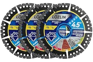 4.5" Multi-Purpose Saw Blades, 2026 Upgrade Stainless Steel Welded Outer Diamond Sand High Durability, 4.5" Diamond Blade, An