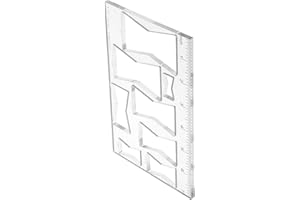 PartyKindom Bow Tie Woodworking Router Template Acrylic 8-in-1 5mm Router Jig Kit for Decorative Inlay and DIY