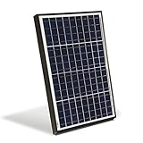 ALEKO PP40W12V 40 Watt 12 Volt Polycrystalline Solar Panel for Gate Opener Pool Garden Driveway