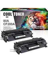 Cool Toner 80 A CF280 A CE505 A 05 A tóner Compatible con HP 80 A CF280 A CE505 A 05 A tóner, Negro