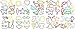 Glow Bandz Glow in the Dark' Silly Rubber Bandz, 144 Assorted Rubber Bandz