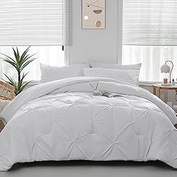 DOWNCOOL Full Size Comforter Sets - White Comforter