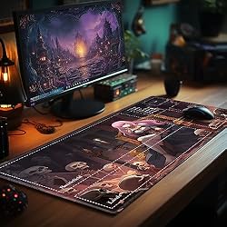 EDGFRTOIO Playmat with Zones for MTG Card Game