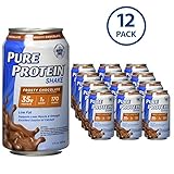 Pure Protein 35g Shake - Frosty Chocolate, 11 ounce, (Pack of 12)