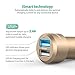 USB Car Charger RAVPower 24W 4.8A Metal Dual Car Adapter with iSmart 2.0 Charging Tech-Golden (Certified Refurbished)