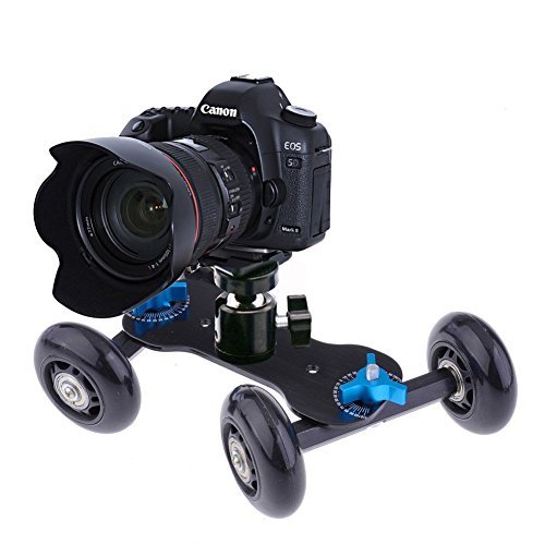 Selens Desktop Camera Skater Dolly DSLR Stabilizer Tabletop Video