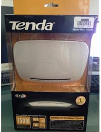 Tenda w268r Interruptor de 4 puertos 150 Mbps Wireless N Router de correa ancha