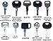 Construction Equipment Master Keys Set-Ignition Key Ring for Heavy Machines, 39 Key Set