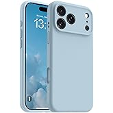 OTOFLY Magnetic for iPhone 17 Pro Max Case,Compatible with Magsafe,Classic Liquid Silicone Mobile Phone Case,Integrated Camera Control Button,Anti-Scratch Microfiber Lining, Baby Blue