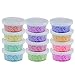 DOMIRE Slime Containers 4 OZ Big Slime Storage Container with Lids for Foam Beads,60Pack
