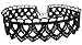 Zivyes Black Lace Floral Choker Punk Gothic Tattoo Necklace for 90s Women Girls (Style-B-6pcs)