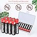 AAA Rechargeable Batteries, Rechargeable AAA Batteries 1100mAh High-Capacity AAA Batteries 1.2V Ni-MH Low Self Discharge (AAA-16Pack)