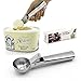 UMS Ice Cream Scoop Stainless Steel With Trigger Spoons Easy Trigger Cookie Dough and WaterMelon Scoop