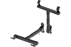 Yehchi Bike Wall Mount,Horizontal Bicycle Indoor Storage Rack Foldable and Extendable Garage Bike Hanger for Road,Mountain and Hybrid Bikes