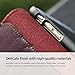 elago iPhone 6S Case, [Genuine Leather Wallet][Burgundy] - [3 Card Slots][Cash Pouch][Premium Genuine Leather] - for iPhone 6/6S