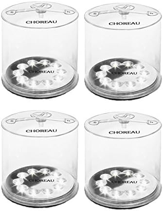 Choreau Inflatable Solar Light Survival Emergency Lantern Outdoor Waterproof Rechargeable LED Flashlight for for Camping, Patio, Hiking, Fishing, Party. (4 Pack)