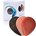 GT LIFE Konjac Sponge 100% Natural Facial Sponge with Activated Bamboo Charcoal for Deep Pore Cleansing (3 Packs)