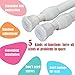 AIZESI Spring Tension Curtain Rods Short Tension Rod (White,27