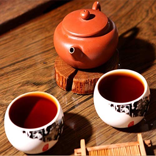 357g (0.787LB) Reifer Pu'er Tee Alter Puer-Tee Reifer Geschmack des ursprünglichen Tees Schwarzer Tee Gekochter Pu-Erh-Tee Pu-Erh-Tee Chinesischer Tee Gesunder Puerh-Tee Roter Tee QiZi cha – Bild 8