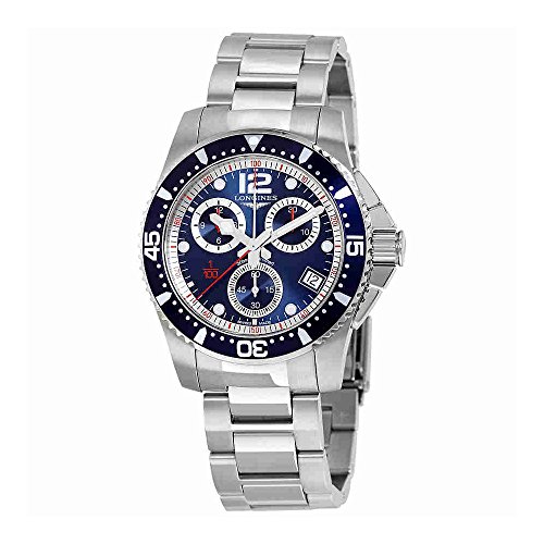 Longines HydroConquest Chronograph Black Dial Mens Watch L37434566