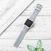 AIUNIT Compatible Silicone Bands Applicable Fitbit Blaze Accessories Wristbands Women Men Girls Boys,Gray Stripe Texture No Tracker