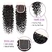 Miss CARA Water Wave Bundles with Closure Virgin Human Hair Ocean Wave Bundles 100% Unprocessed Brazilian 3 Bundles Natural Wave Bundles with Closure Human Hair Extensions Natural Color(16 18 20+14)