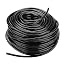 PE-LD Tubo di posa PN6 20 mm, rotolo da 100 lfm, tubo per irrigazione, tubo di alimentazione dell'acqua per uso domestico, nero