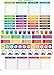 Planner stickers, calendar stickers "Cleaning Basics", sized to fit most planners. Kiss cut on non removable matte sticker paper.