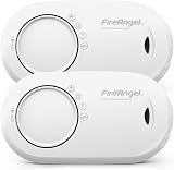 FireAngel FA3820 Carbon Monoxide Detector 10 Year Sealed Battery 2 Pack