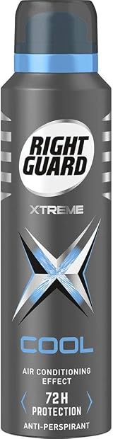 Right Guard Xtreme Cool 72H Anti-Perspirant Deodorant Spray 150ml Air