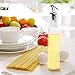 Olive Oil Dispenser - 2 Pack Oil and Vinegar Dispenser ( 17OZ ) Salad Dressing Cruet Glass Bottle Olive Oil Bottles Dispenser Glass Oil Bottle Coconut Oil bottle with 1 Stainless Steel Funnel