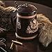 NOVECRAFTO Wooden Beer Mug Crafted From Solid Oak