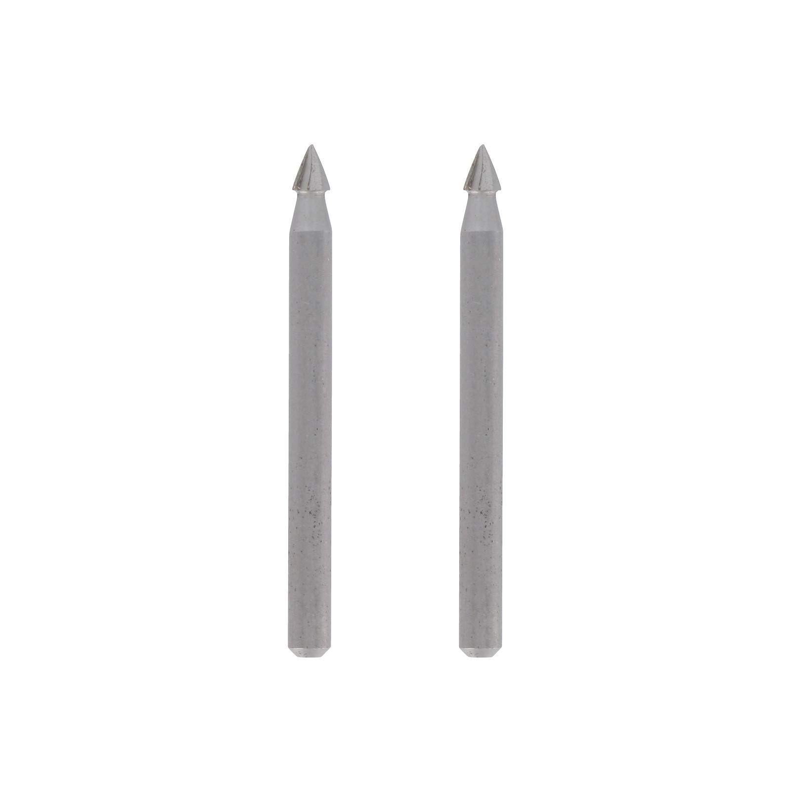 Dremel 118 Milling Cutting Bits in 2-Pack Accessory Set - 2 Triangle-shaped High-Speed Cutters with 3.2mm Working Diameter