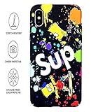 Case for iPhone Xs Max-Glow in The Dark Top Sleek Feeling Slim Hard iPhone-Case,Street Fashion Kplvet Xs-Max Full Protective iPhone Cover (Glow XPS)