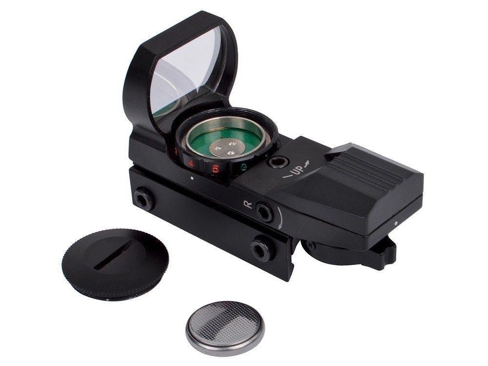 Feyachi Reflex Sight Adjustable Reticle (4 Styles) Both Red and Green