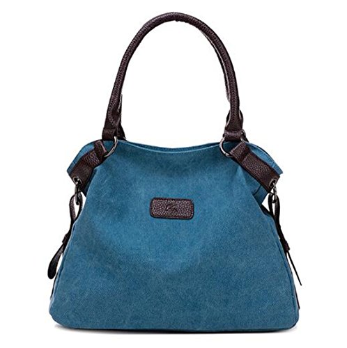 KISS GOLD(TM) Women's Designer Canvas Totes Crossbody Shoulder Bag