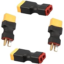 Lot de 3 paires sans fil XT30 vers EC3 femelle mâle adaptateur sans fil pour drone RC FPV de voiture Lipo NiMH chargeur de batterie ESC (6 pièces