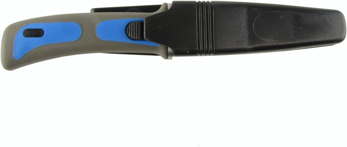 Treasure Gurus Stainless Steel Blue Dive Knife with Sheath Arm or Leg Straps and Line Cutter : Sports & Outdoors