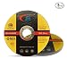 Cut-off Wheel, B, 5-Pack Cutting Wheels Double Reinforced Fiber Flat Grinding Wheel Aggressive Cutting Blades for Metal and Stainless Steel, T41-A/F46Q4BF 4.5" x .045" x 7/8-Inch for Grinders, MPA primary