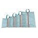 Aketek Pack of 4 Assorted Sizes Mesh Travel Storage Organizer