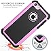 iPhone 5C Case, AUMIAU Hybrid Dual Layer Shock Absorbin Armor Defender Protective Case Cover (Hard Plastic with Soft Silicon) for Apple iPhone 5C