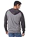 Global Blank Mens Lightweight Hoodie Soft T-Shirt with Zipper and Pockets XL Charcoal/Grey