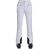 GSOU SNOW Ski Pants Women Snow Pants Slim Waterproof Insulated Windproof Winter Sports Warm With a Waistband