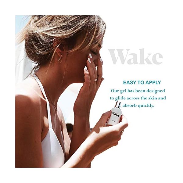 Wake Skincare Eye Gel - Hydrating Eye Serum for Dark Circles, Puffy Eyes, Eye Bags - 30ml Eye Bags Remover - Anti Ageing…