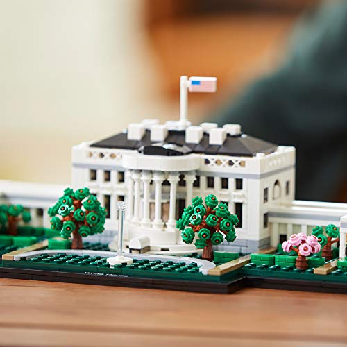 LEGO 21054 Architecture Das Weiße Haus, Modellbausatz für Erwachsene, Set zum Stressabbau, tolle Zimmer oder Büro-Deko, Geschenkidee für Männer und Frauen – Bild 5