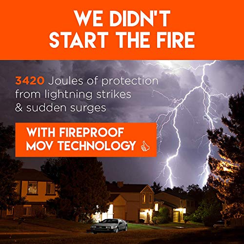 4 Echogear+Profile+Surge+Protector+Outlets