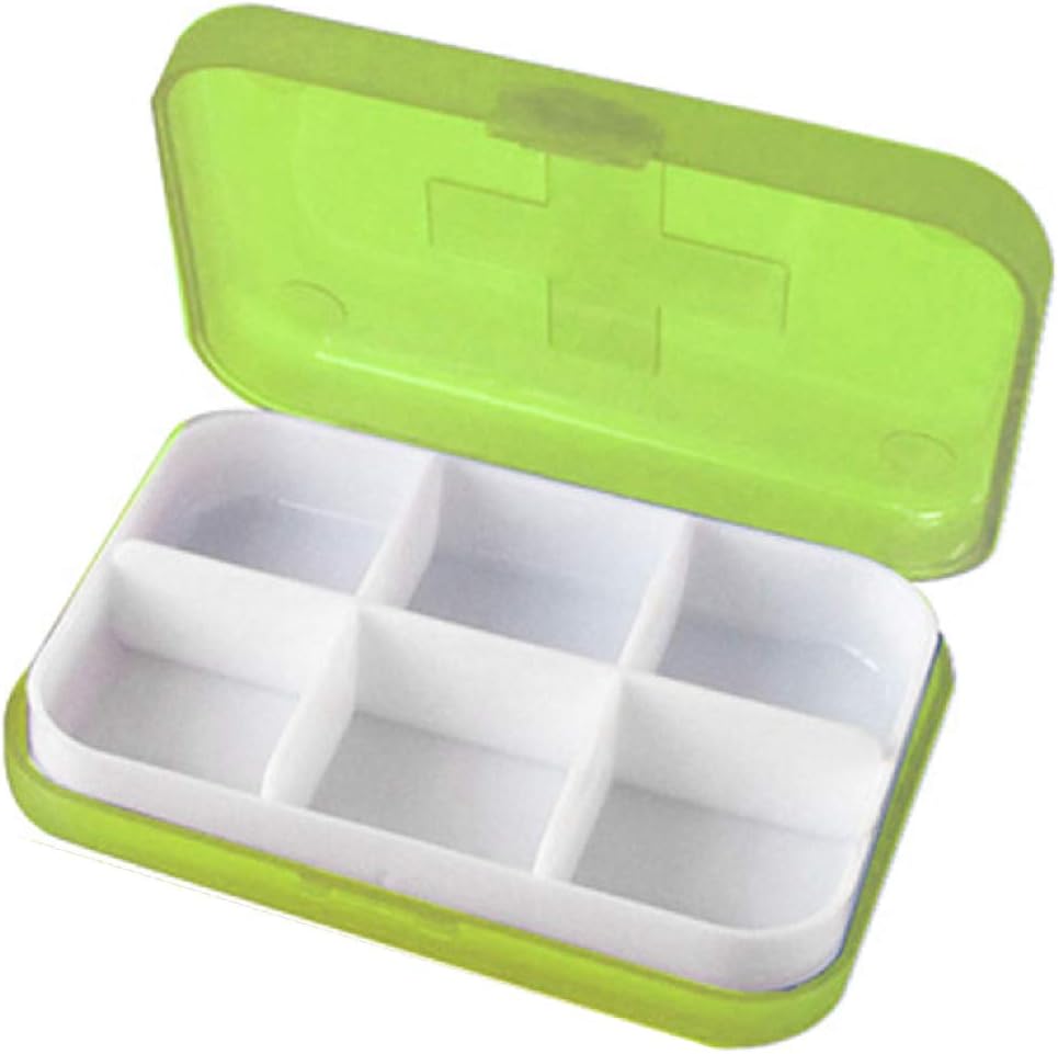 Small Mini Pill Box with Lid, Medicine Tablets Storage Organiser